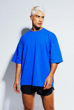 Load image into Gallery viewer, BLUE OVERSIZED T-SHIRT
