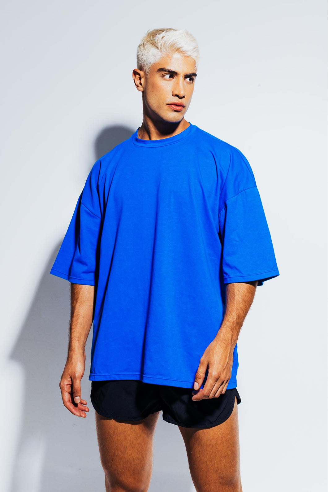 BLUE OVERSIZED T-SHIRT