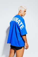 Load image into Gallery viewer, BLUE OVERSIZED T-SHIRT
